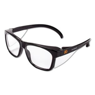 安全眼镜| KleenGuard Maverick聚碳酸酯框架安全眼镜-黑色/烟熏(12个/盒)