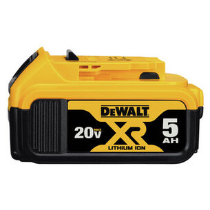 电池和充电器| Dewalt (1) 20V MAX XR Premium 5 Ah锂离子电池