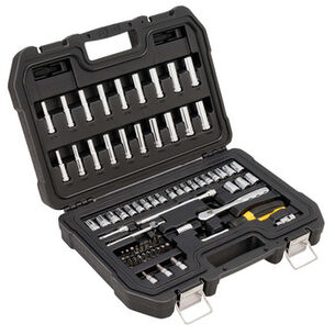 SOCKETS | 德瓦尔特 69-Pieces 6 Point 1/4 in. 开车 Combination Socket Set