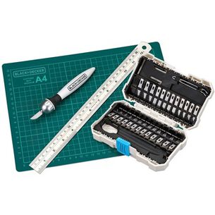 刀具|黑色 & 德克尔 Craft Hobby Knife Kit with 26 Assorted 叶片 and Cutting Mat