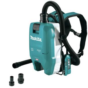 真空吸尘器| Makita 40V MAX XGT无刷锂离子无线1/2加仑HEPA过滤器背包干式除尘器(仅限工具)