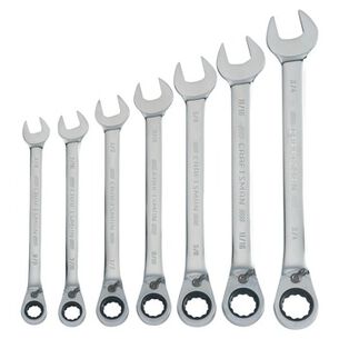 RATCHETING WRENCHES | 工匠 7-Piece SAE Reversible Ratcheting Wrench Set