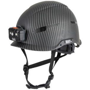 HARD HATS | 克莱恩的工具 Premium KARBN Pattern Non-Vented Class E Safety Helmet with Headlamp