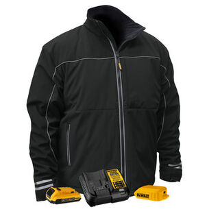服装和装备| 德瓦尔特 20 v MAX锂离子G2软壳加热工作夹克套件- 2XL