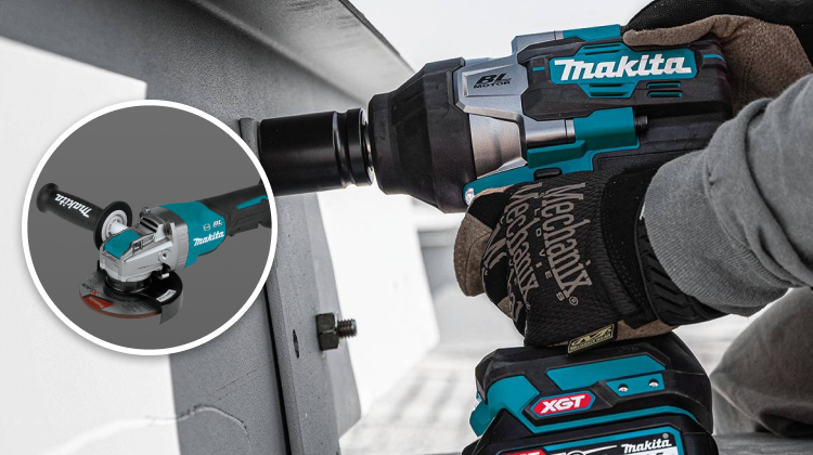 Free Makita 40V max XGT Li-ion 4-1/2