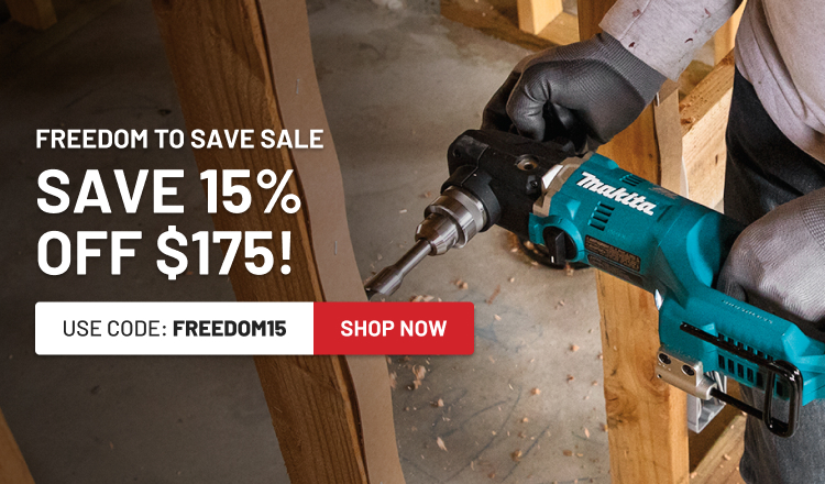 Freedom to Save Sale! Save 15% off $175!