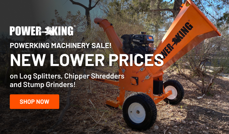 PowerKing Machinery Sale! 节省高达6%