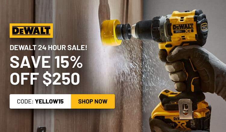 Dewalt 250美元，节省15%