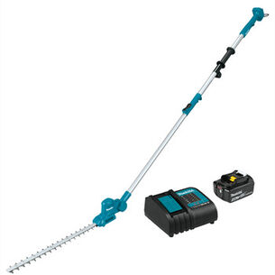 HEDGE TRIMMERS | Makita 18V LXT Lithium-Ion 18 in. Cordless Telescoping Articulating Pole Hedge Trimmer Kit (4 Ah)