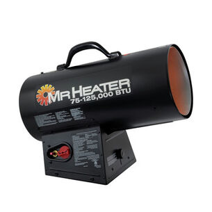 HEATERS | Mr. Heater MHQ125FAV 75,000 - 125,000 BTU Forced Air Propane Heater