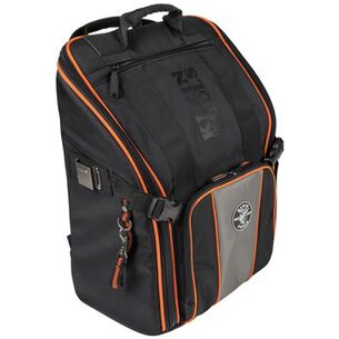 PRODUCTS | Klein Tools Tradesman Pro 21-Pocket Tool Station Tool Bag Backpack with Work Light