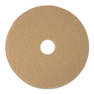 CLEANING CLOTHS | Boardwalk 19 in. Diameter Burnishing Floor Pads - Tan (5/Carton)