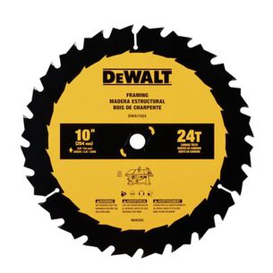 BLADES | Dewalt DWA11024 10 in. 24T Tungsten Carbide-Tipped Steel General Purpose Circular Saw Blade