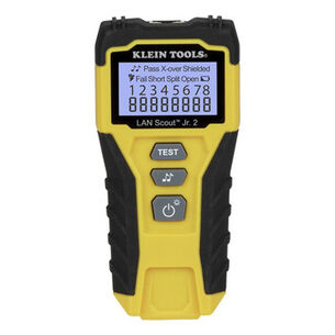 POWER TOOL ACCESSORIES | Klein Tools LAN Scout Jr. 2 Ethernet Cordless Cable Tester