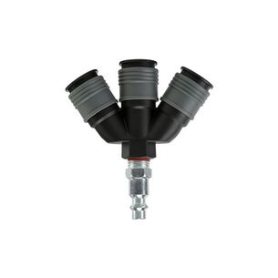 AIR CONDITIONING EQUIPMENT | Freeman 3-Way Composite 1/4 in. Air Manifold with Universal Quick Connect Couplers