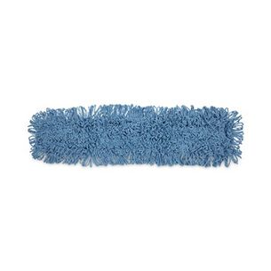 MOPS | Boardwalk BWK1136 36 in. x 5 in. Looped-End Cotton/ Synthetic Blend Dust Mop Head - Blue