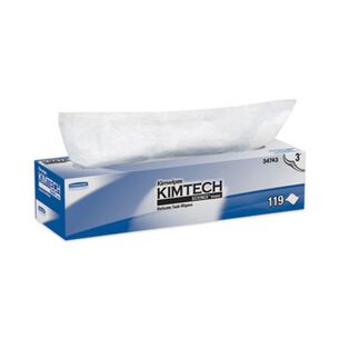 PRODUCTS | Kimtech Kimwipes 11.8 in. x 11.8 in. 3-Ply Delicate Task Wipers - Unscented, White (1785/Carton)