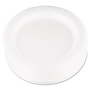 CUTLERY | Dart 9PWQR 9 in. Quiet Classic Laminated Foam Dinnerware Plate - White (500/Carton)