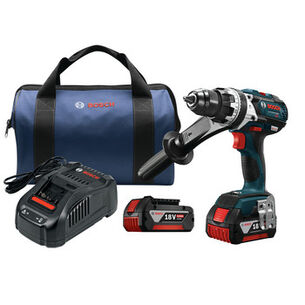 HAMMER DRILLS | Factory Reconditioned Bosch 18V 4.0 Ah EC Cordless Li-Ion Brushless Brute Tough 1/2 in. Hammer Drill Driver Kit