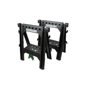 POWER TOOL ACCESSORIES | Metabo HPT 27 In. Plastic Sawhorse (2-Pack)