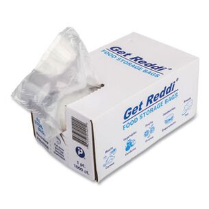 FOOD SERVICE | Inteplast Group 16 oz. 0.68 mil. 4 in. x 8 in. Food Bags - Clear (1000/Carton)