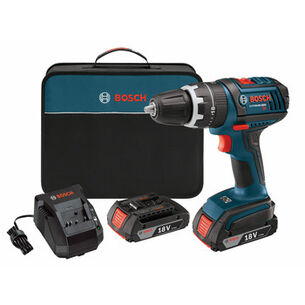 DRILL DRIVERS | Factory Reconditioned Bosch 18V Lithium-Ion Compact Tough 1/2 in. Cordless Drill Driver with (2) SlimPack HC Batteries