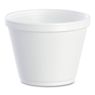 FOOD TRAYS CONTAINERS LIDS | Dart 12SJ20 12 oz. Foam Food Containers - White (500/Carton)