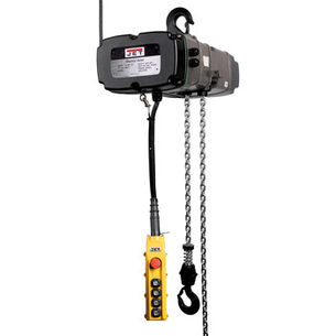 ELECTRIC CHAIN HOISTS | JET 230V 11 Amp TS Series 2 Speed 1 Ton 20 ft. Lift 3-Phase Electric Chain Hoist