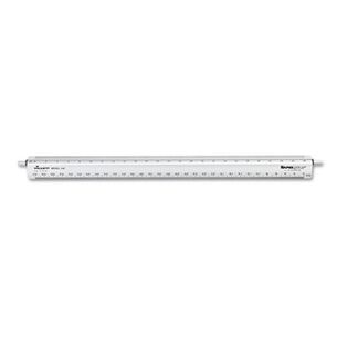 PRODUCTS | Chartpak 12 in. Adjustable Triangular Scale Aluminum Engineers Ruler - Silver