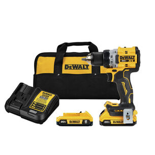 DRILL DRIVERS | Dewalt 20V MAX XR Brushless Lithium-Ion 1/2 in. Cordless Drill Driver Kit with 2 Batteries (2 Ah)