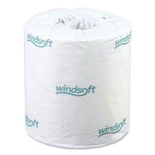 TOILET PAPER | Windsoft 2-Ply Septic Safe Individually Wrapped Rolls Bath Tissue - White (48 Rolls/Carton)