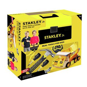 TOYS | STANLEY Jr. 6-Tool Bundle Wooden Dump Truck Kit