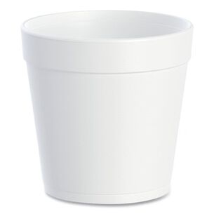 FOOD TRAYS CONTAINERS LIDS | Dart J Cup 32 oz. Insulated Foam Containers - White (500/Carton)