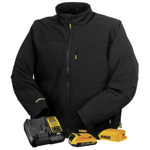 HEATED GEAR | Dewalt 20V MAX Li-Ion Soft Shell Heated Jacket Kit - XL