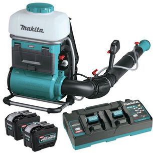 BACKPACK BLOWERS | Makita 40V MAX XGT Brushless Lithium‑Ion Cordless 4 gal. Backpack Mist Blower Kit (8 Ah)