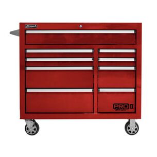 TOOL CARTS AND CHESTS | Homak 41 in. Pro 2 9-Drawer Roller Cabinet - Red