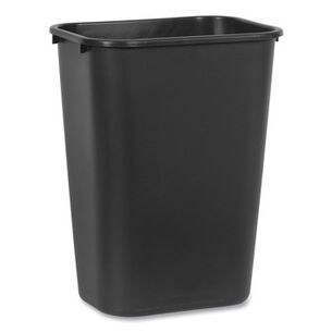 TRASH CANS | Rubbermaid Commercial 10.25-Gallon Rectangular Deskside Wastebasket - Black