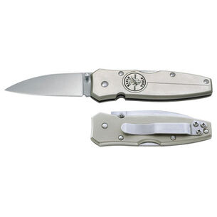 KNIVES | Klein Tools Lockback Pocket Knife, 2 1/2 in Stainless Steel Blade; Lockback Pocket Knife, 2 1/2 in Stainless Steel Drop-Point Blade