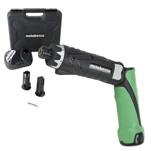 ELECTRIC SCREWDRIVERS | Metabo HPT 3.6V Brushed Lithium-Ion 1/4 in. Cordless Screwdriver Kit (1.5 Ah)