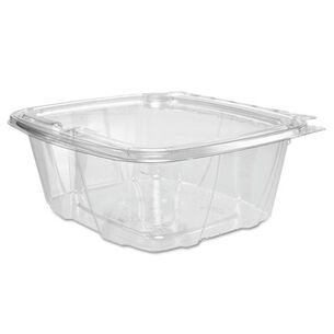 PRODUCTS | Dart ClearPac SafeSeal 32 oz. Tamper-Resistant/Evident Flat-Lid Containers - Clear (100/Bag, 2 Bags/Carton)