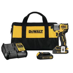 DRILLS | Factory Reconditioned Dewalt 20V MAX Brushless Lithium-Ion 1/4 in. Cordless Impact Driver Kit with 2 Batteries (1.5 Ah)