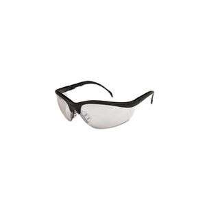 SAFETY EQUIPMENT | MCR Safety KD119 Klondike Safety Glasses - Matte Black Frame Clear Mirror Lens (12/Box)