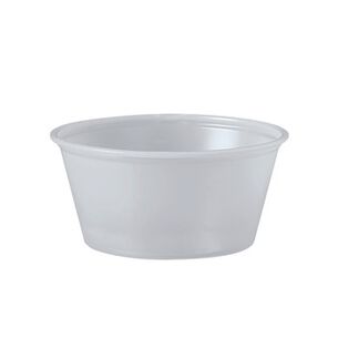 CUPS AND LIDS | Dart 3.25 oz. Polystyrene Portion Cups - Translucent (2500/Carton)