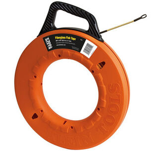 FISH TAPE AND ACCESSORIES | Klein Tools 200 ft. Fiberglass Fish Tape with Spiral Leader