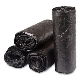 TRASH BAGS | Inteplast Group High-Density 16-gal. 6 Microns 24 in. x 33 in. Commercial Can Liners - Black (1000/Carton)