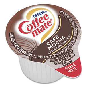 BEVERAGES AND DRINK MIXES | Coffee-Mate Liquid Coffee Creamer, Cafe Mocha, 0.38 Oz Mini Cups, 50/box