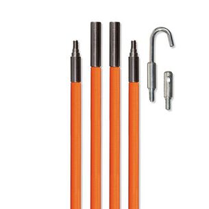 FISH TAPE AND ACCESSORIES | Klein Tools 4-Piece 6 ft. Lo-Flex Fish Rod Set