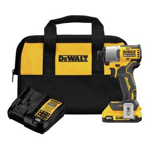 IMPACT DRIVERS | Factory Reconditioned Dewalt 20V MAX Brushless Lithium-Ion 1/4 in. Cordless Impact Driver Kit (2 Ah)