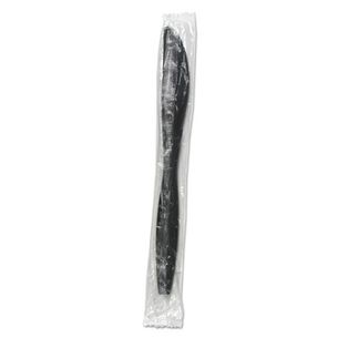 CUTLERY | Boardwalk Heavyweight Wrapped Polypropylene Knife - Black (1000/Carton)