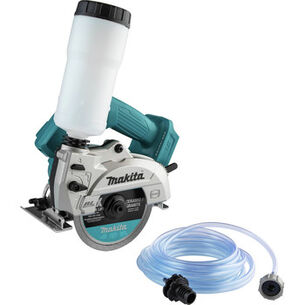 MASONRY AND TILE SAWS | Makita 18V LXT AWS Capable Brushless Lithium-Ion 5 in. Cordless Wet/Dry Masonry Saw (Tool Only)